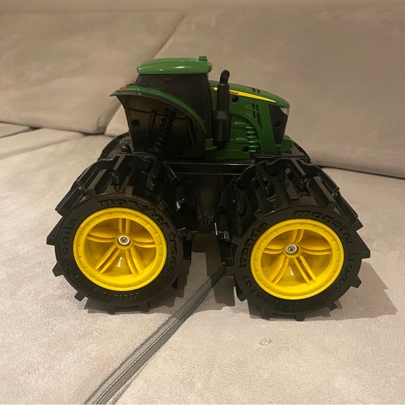 John Deere Monster Treads Mega Wheels Tractor Toy - Picture 2 of 6